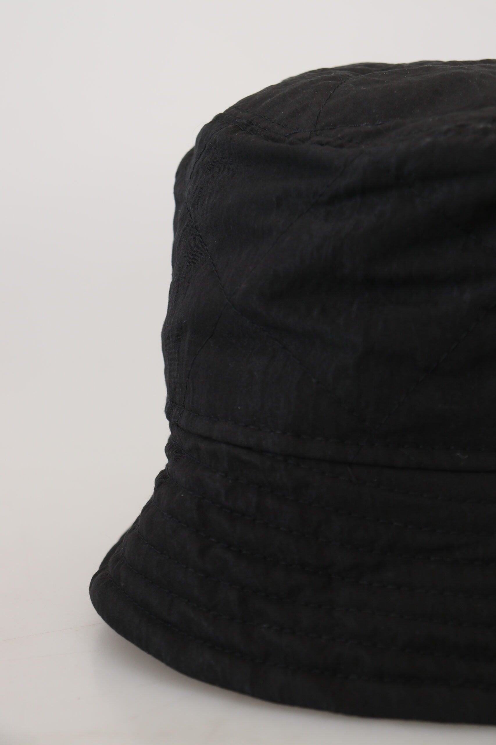 Dolce & Gabbana Black Nylon Women Bucket Cap Hat | Regal Royce