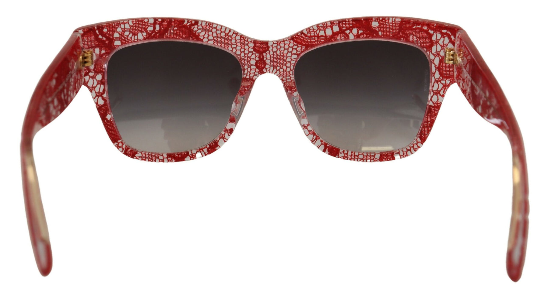 Dolce & Gabbana Red DG4231F Lace Acetate Rectangle Shades Sunglasses | Regal Royce