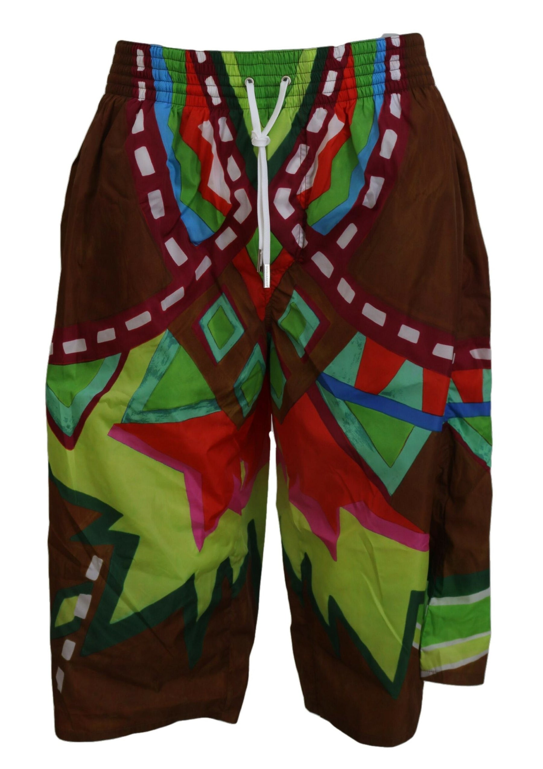 Dsquared² Multicolor Printed Men Beachwear Shorts Swimwear | Regal Royce