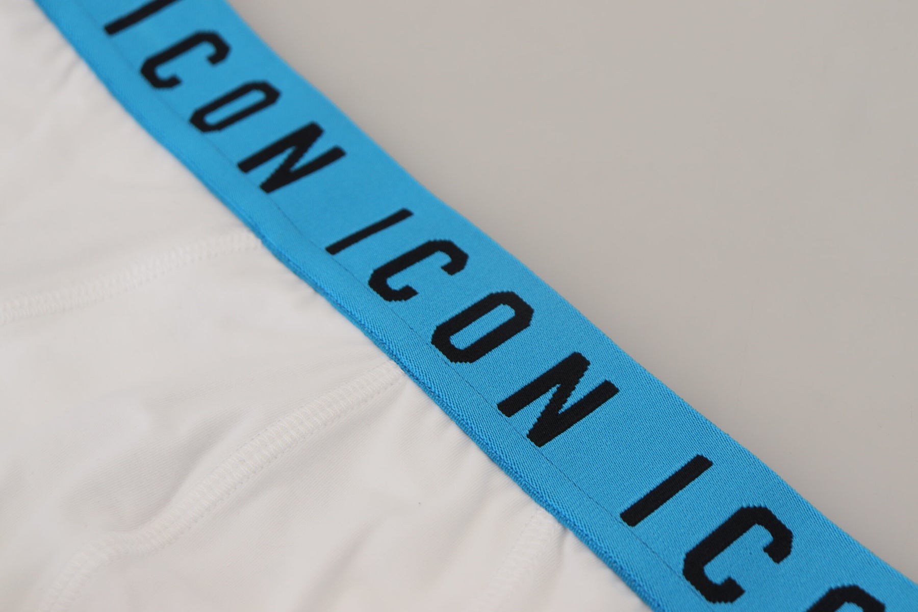 Dsquared² White Icon Logo Cotton Stretch Men Brief Underwear | Regal Royce