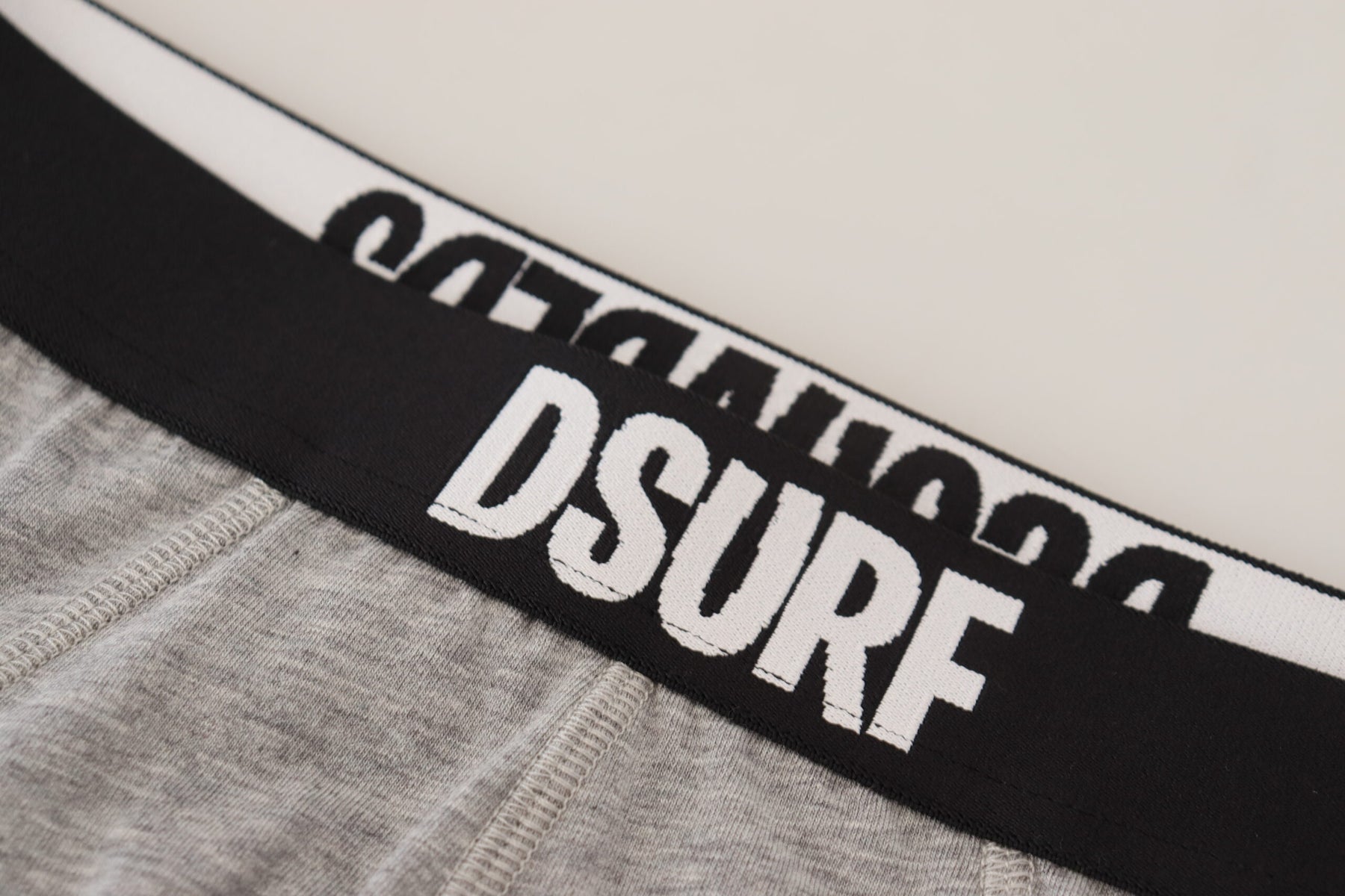 Dsquared² Gray DSURF Logo Cotton Stretch Men Brief Underwear | Regal Royce