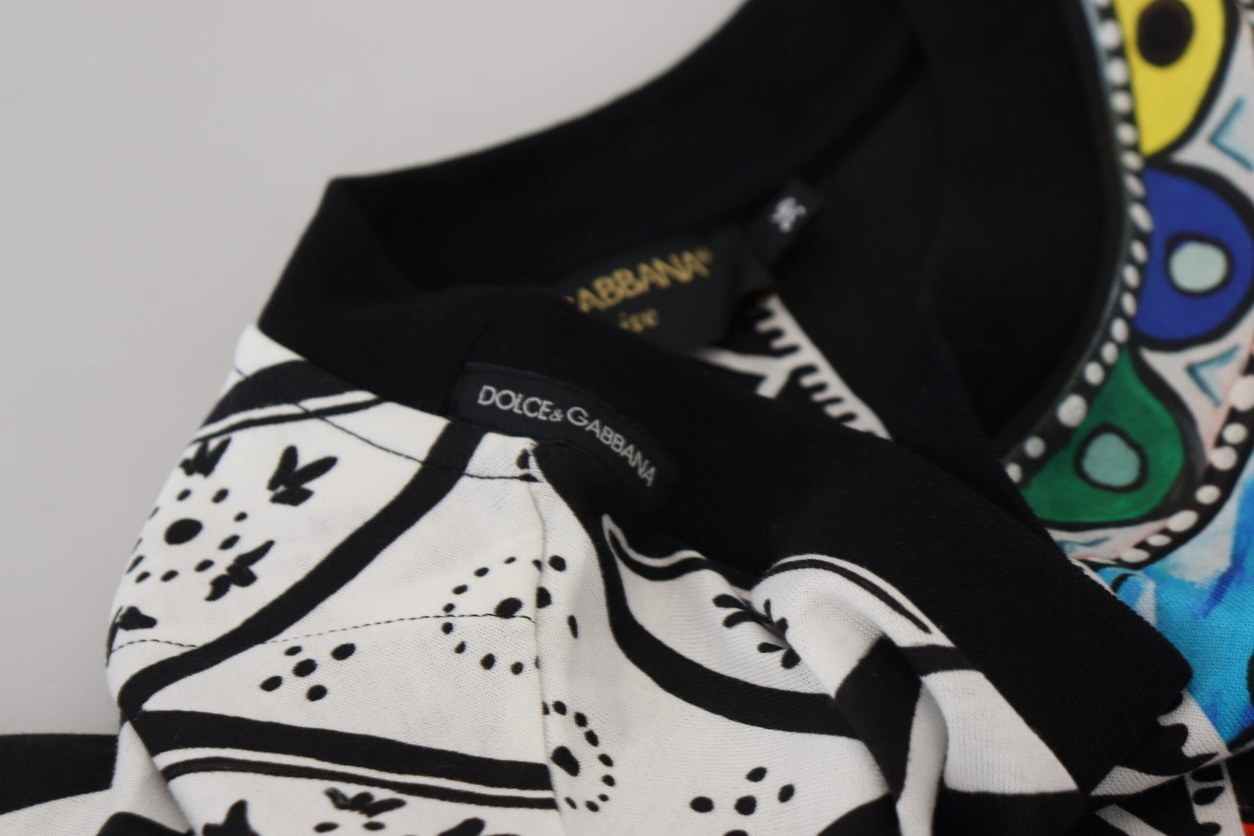 Dolce & Gabbana Multicolor Printed Women Exclusive Shirt Top | Regal Royce