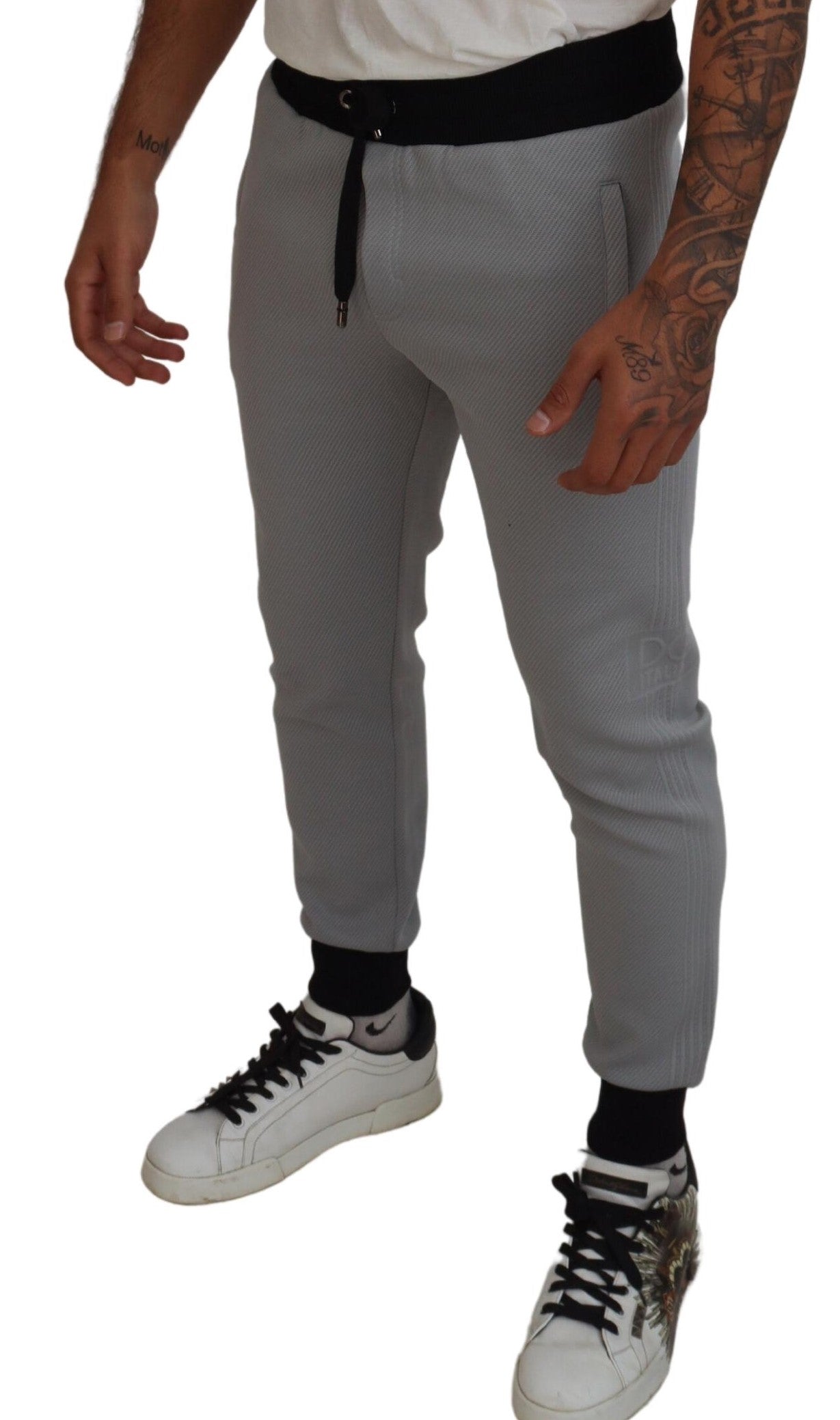 Dolce & Gabbana Gray Polyester Sweatpants Jogger Pants | Regal Royce