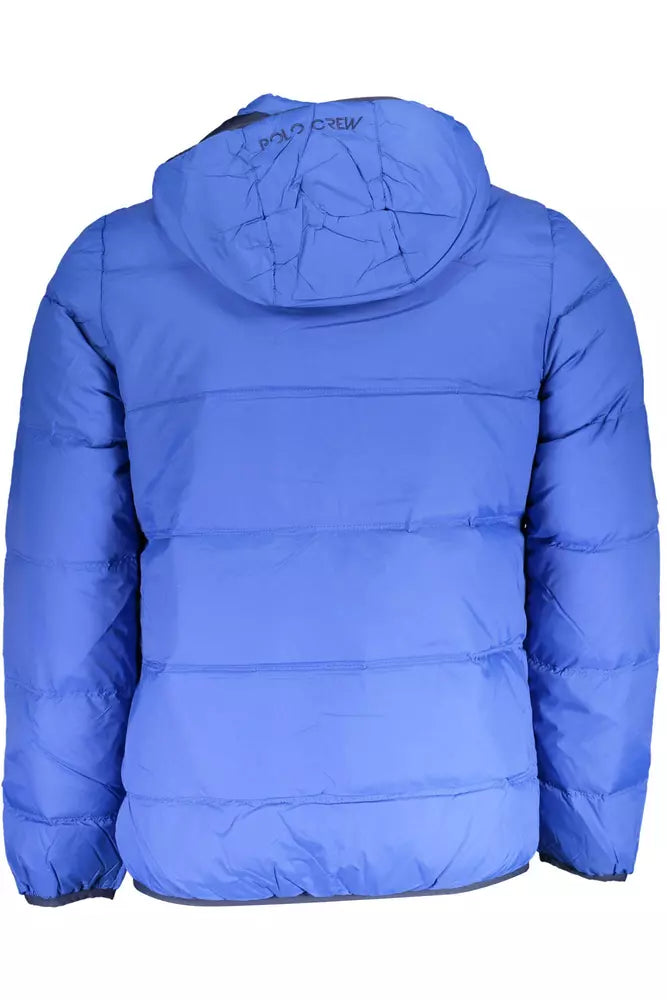 La Martina Blue Polyamide Jacket | Regal Royce