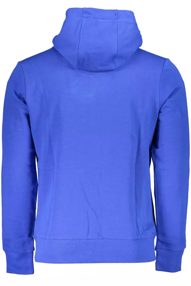La Martina Blue Cotton Sweater | Regal Royce
