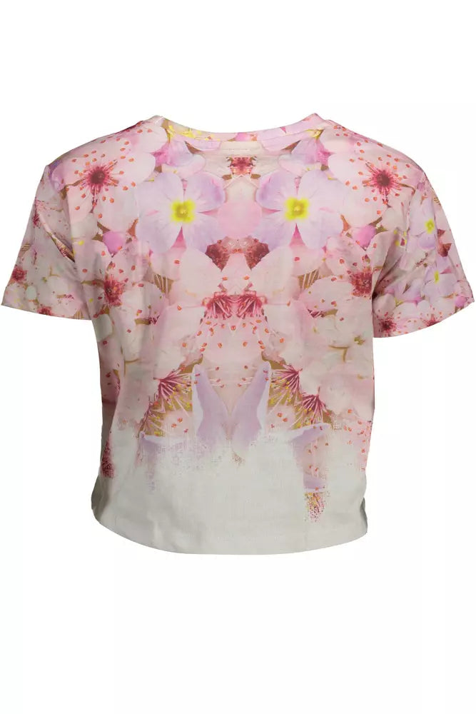 Desigual Pink Cotton Tops & T-Shirt | Regal Royce