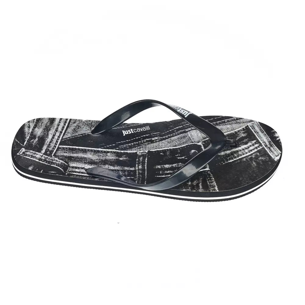 Just Cavalli Black EVA Men's Sandal | Regal Royce