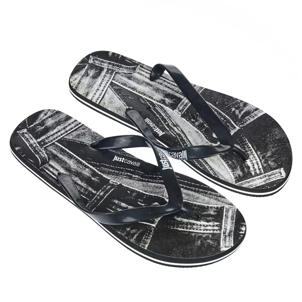 Just Cavalli Black EVA Men's Sandal | Regal Royce