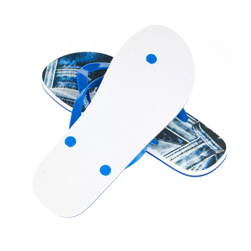 Just Cavalli Light Blue EVA Men Sandal | Regal Royce