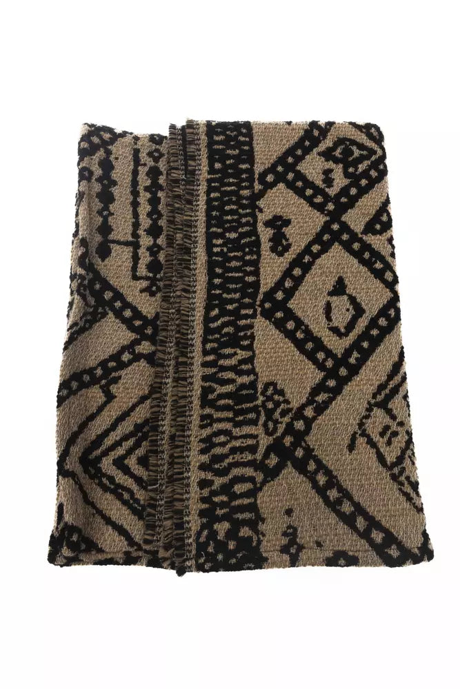 Alpha Studio Brown Wool Women Scarf | Regal Royce