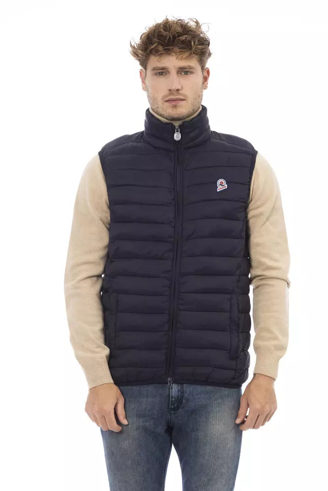 Invicta Blue Polyamide Men Vest | Regal Royce