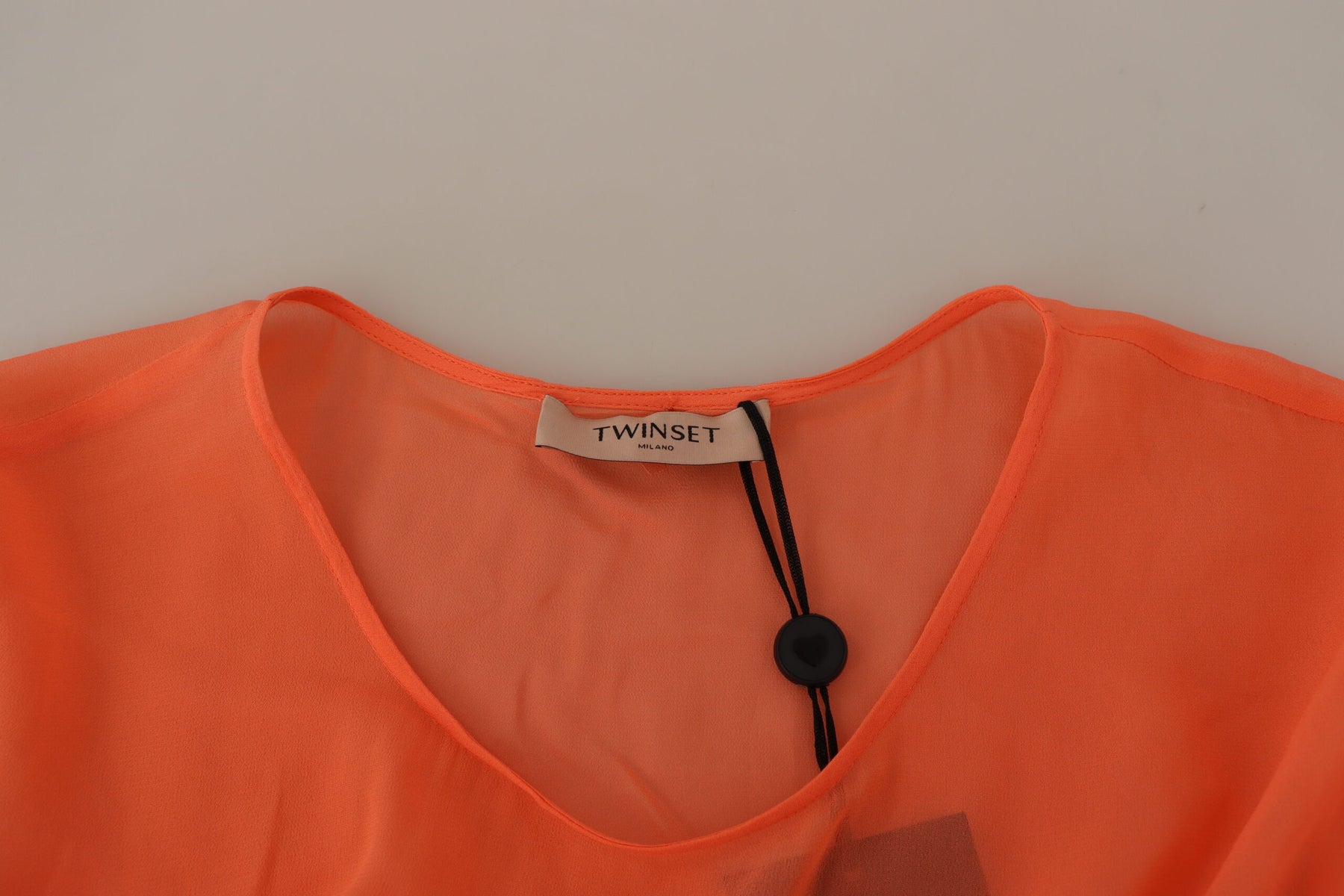 Twinset Coral Cotton Blend Short Sleeves Maxi Shift Dress | Regal Royce