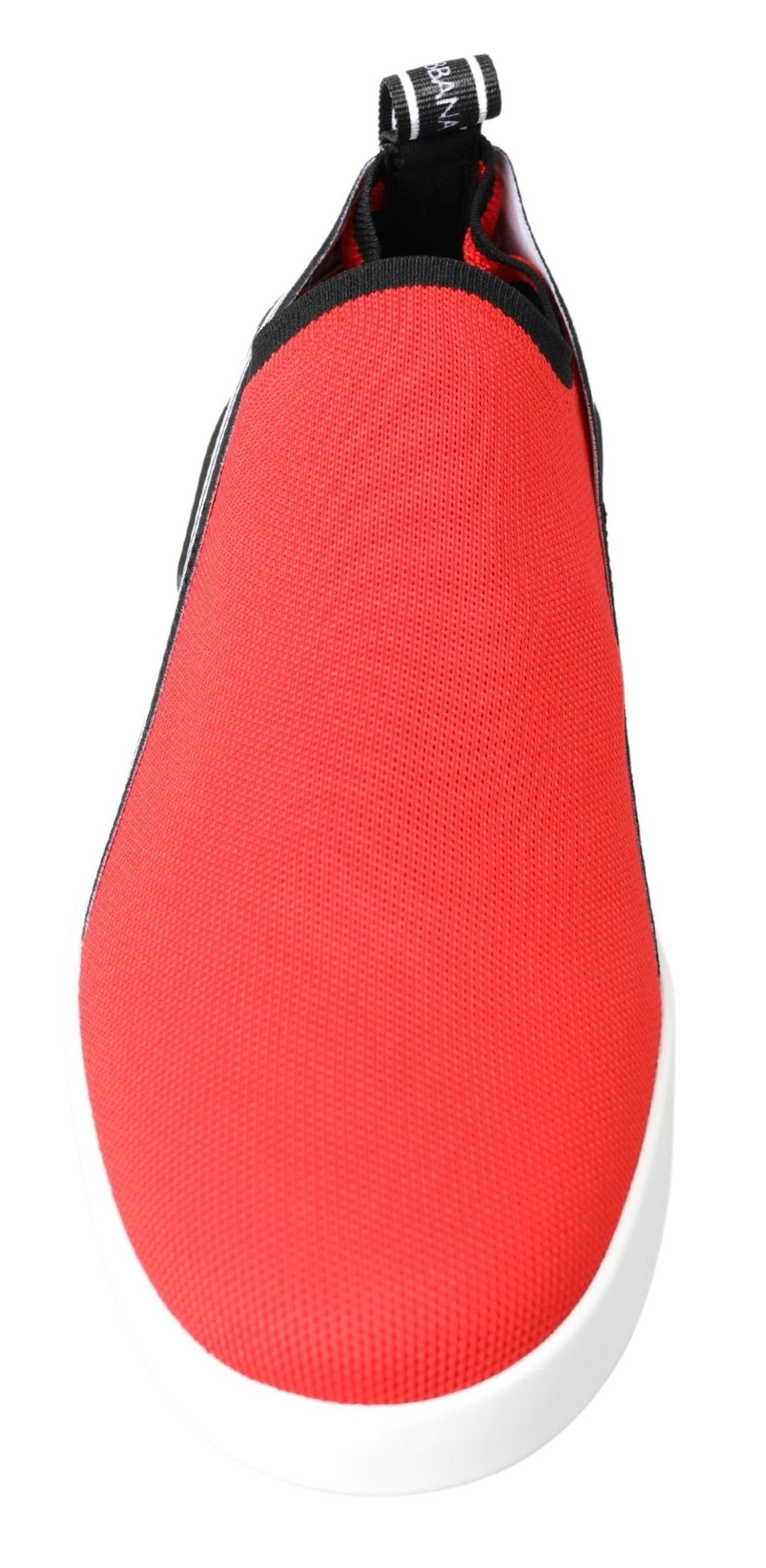 Dolce & Gabbana Red White Flat Sneakers Loafers Shoes | Regal Royce