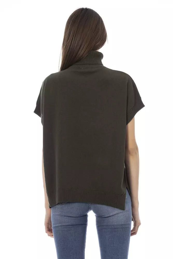 Baldinini Trend Green Wool Women Sweater | Regal Royce