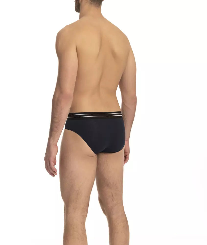 Cavalli Class Blue Cotton Men Underwear Pack | Regal Royce