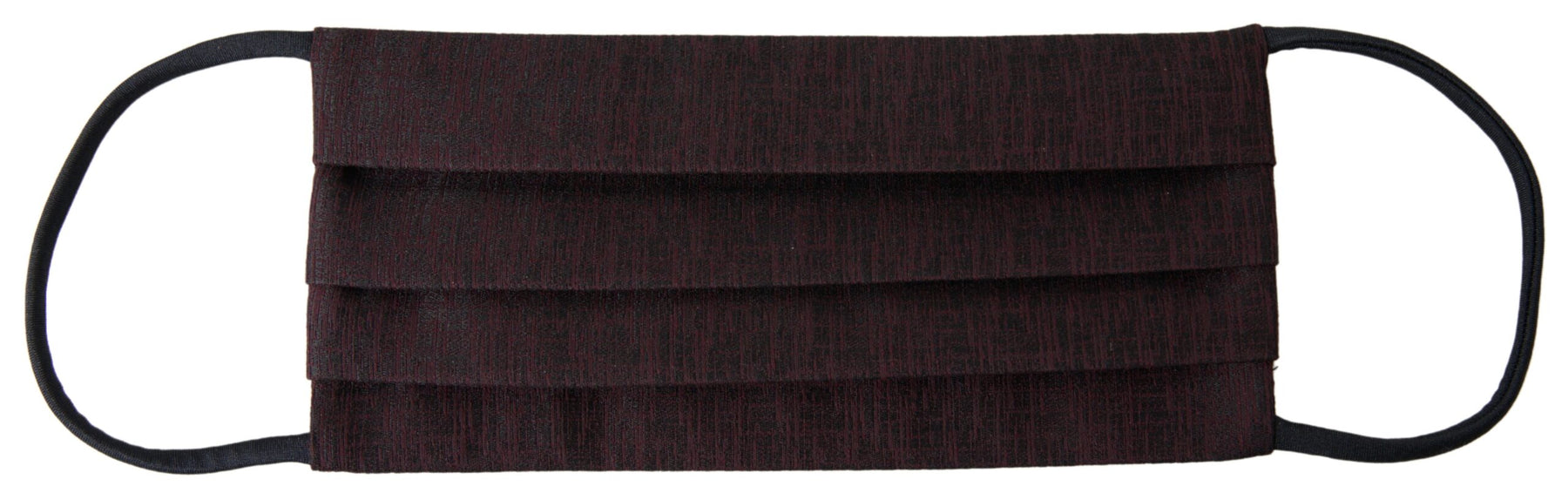 Dolce & Gabbana Maroon Pleated Elastic Ear Strap Face Mask | Regal Royce