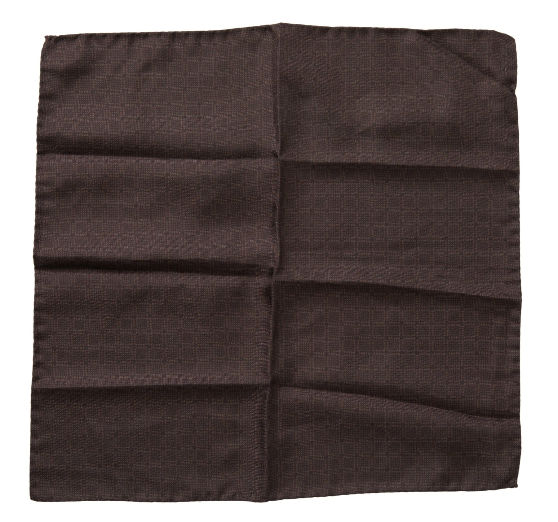 Dolce & Gabbana Brown Patterned Silk Square Handkerchief Scarf | Regal Royce