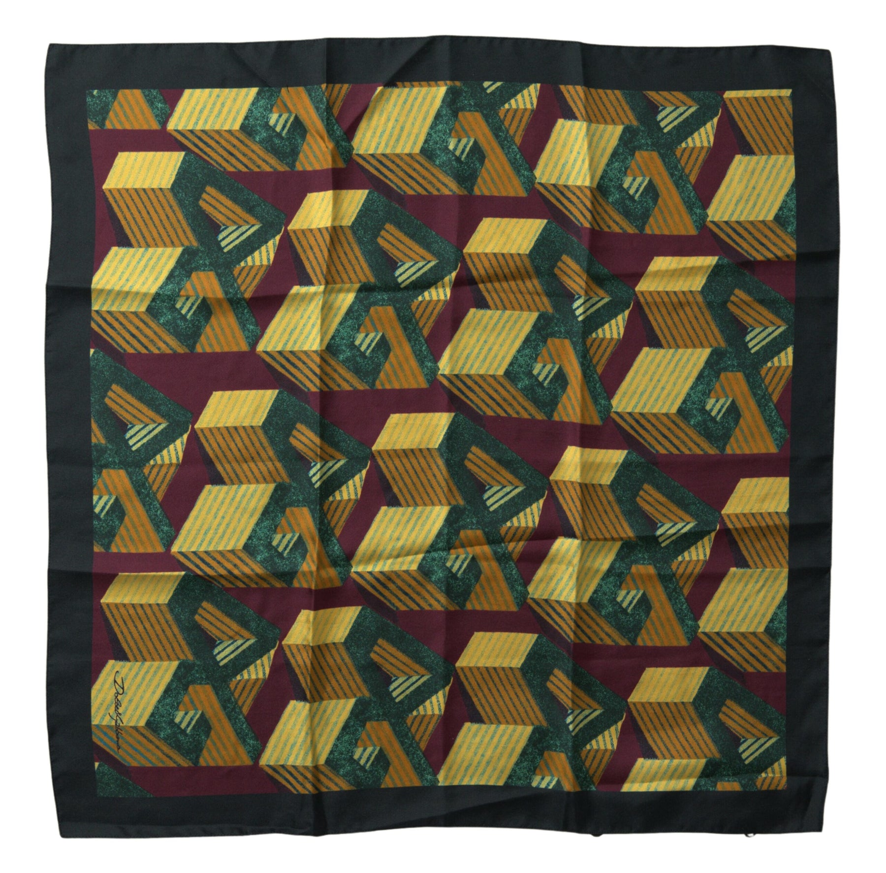 Dolce & Gabbana Multicolor Printed Square Handkerchief Scarf | Regal Royce