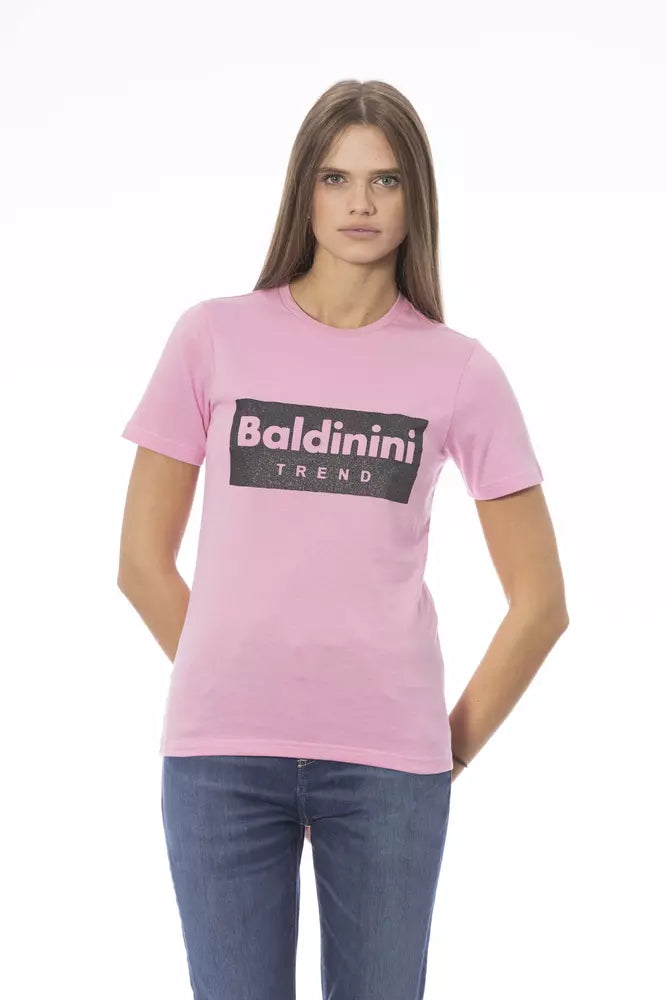 Baldinini Trend Multicolor Cotton Women T-Shirt | Regal Royce