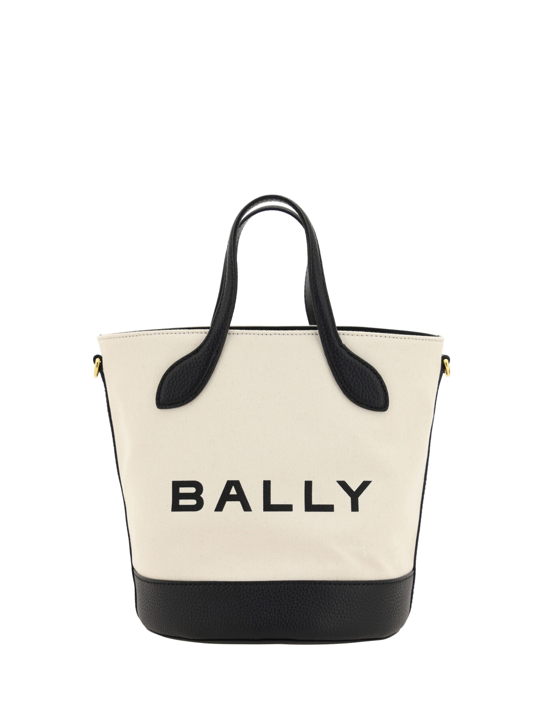 Bally White and Black Leather Bucket Bag | Regal Royce