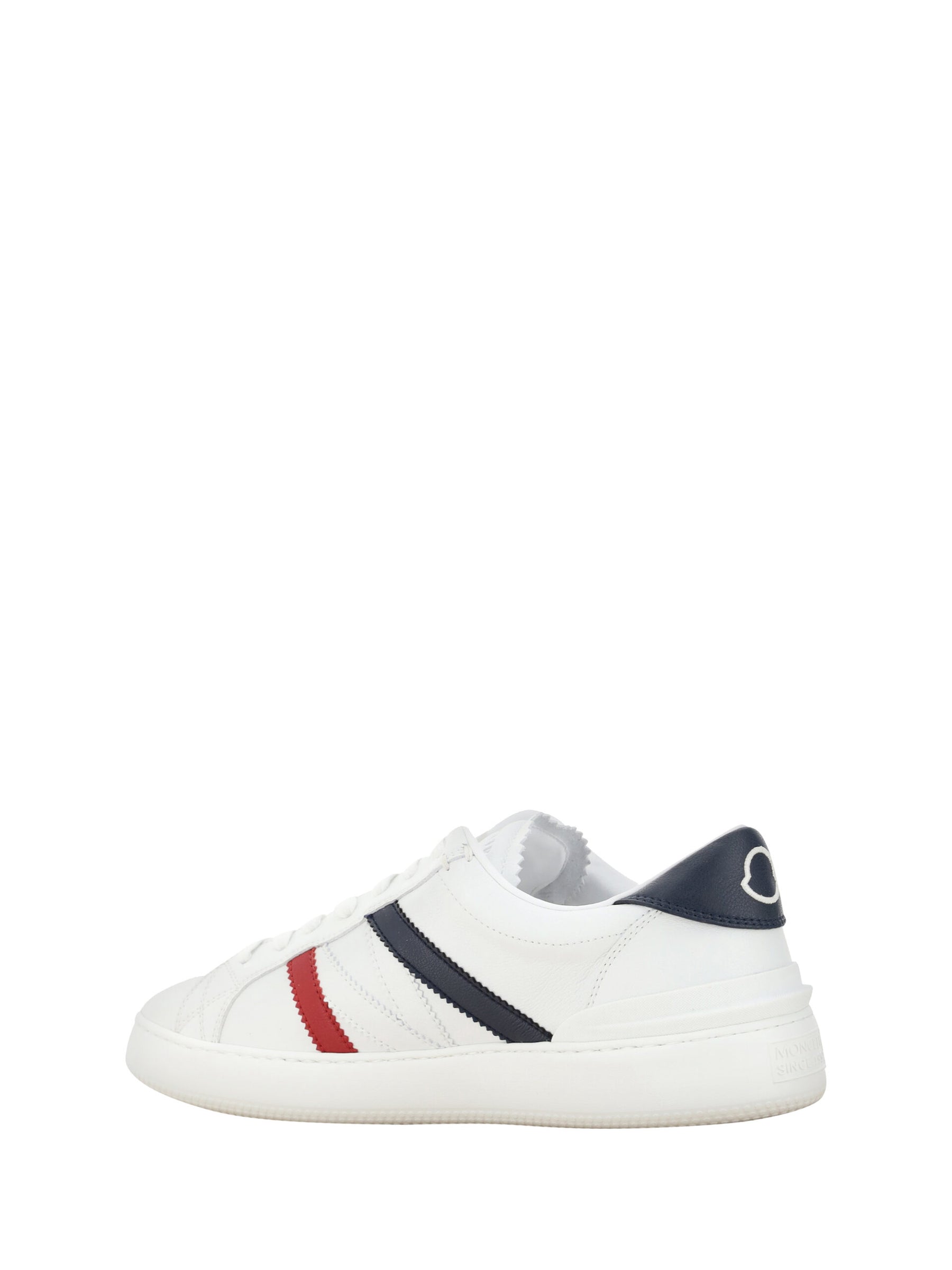 Moncler White Monaco M Low Top Sneakers | Regal Royce