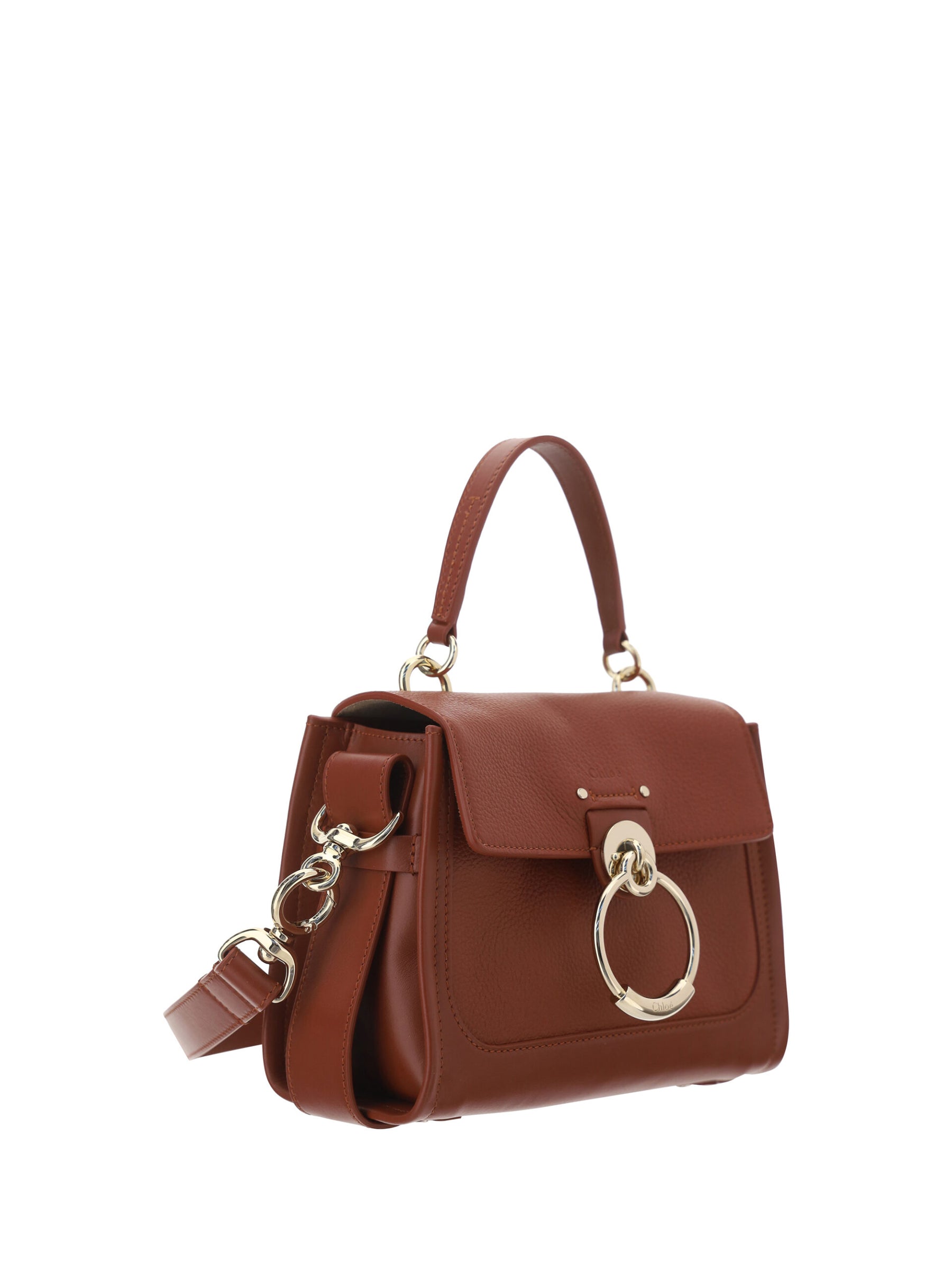 Chloé Brown Calf Leather Tess Handbag | Regal Royce