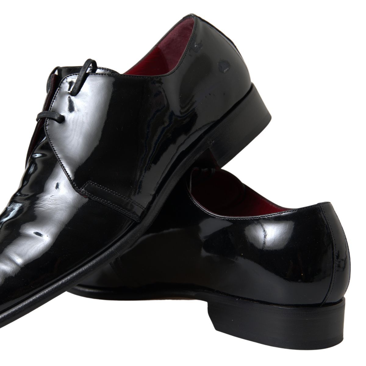 Dolce & Gabbana Black Patent Leather Formal Shoes | Regal Royce
