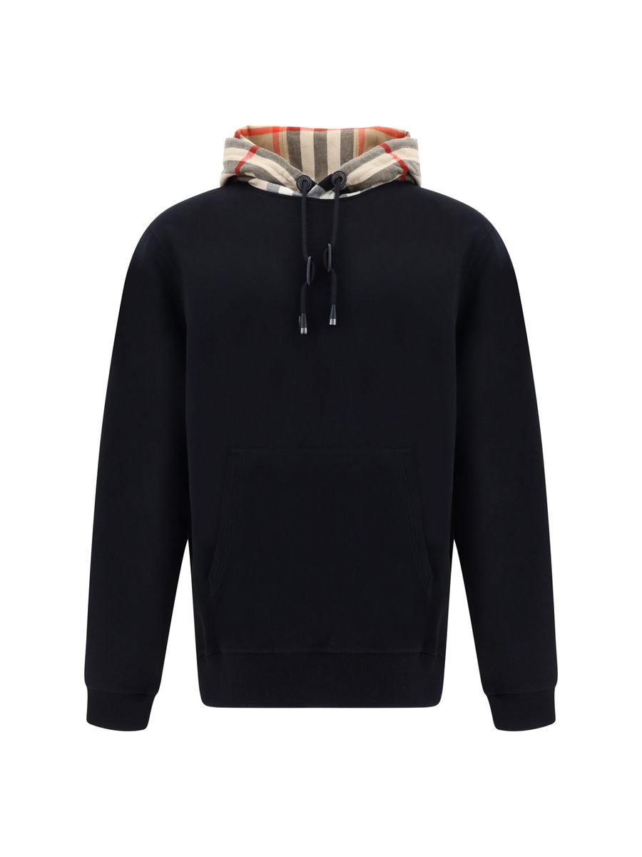 Burberry Black Cotton Samuel Hoodie Sweatshirt | Regal Royce
