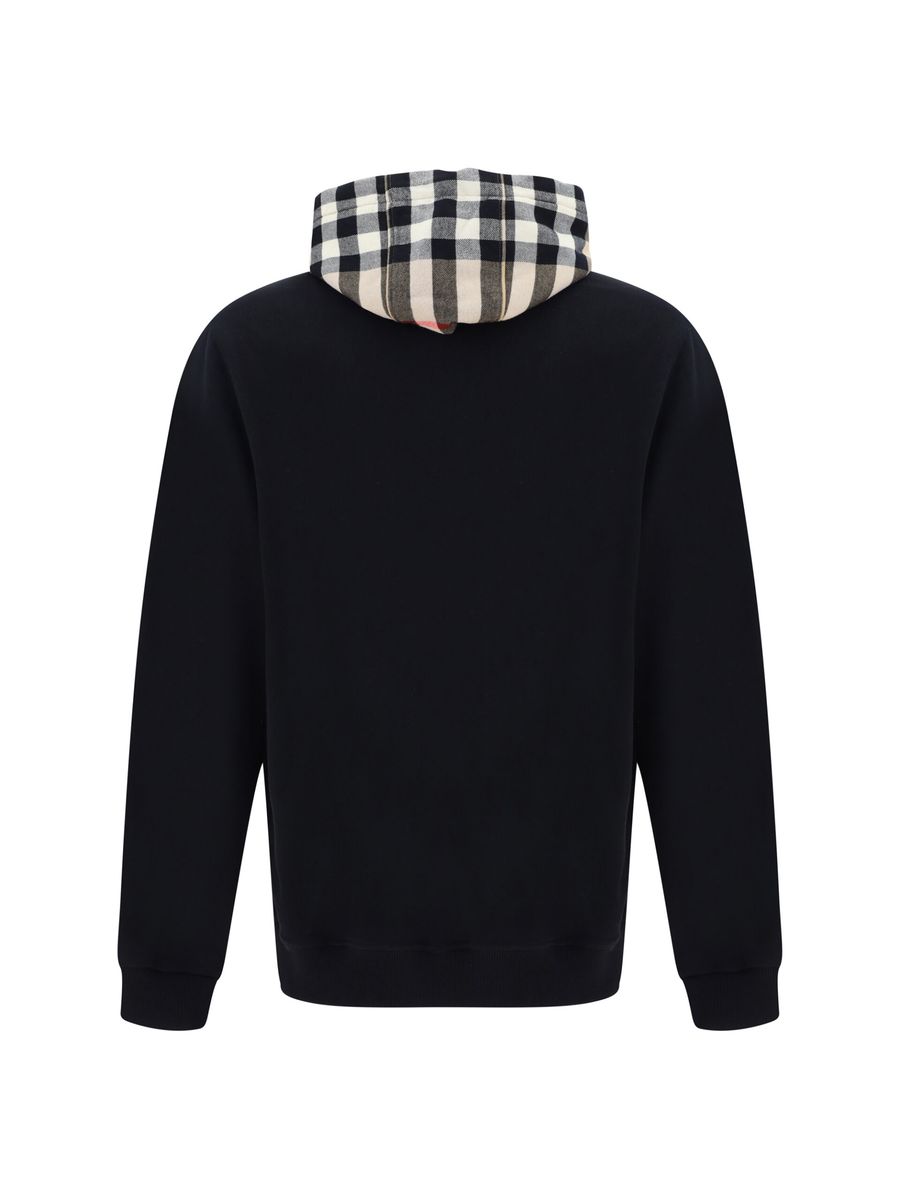 Burberry Black Cotton Samuel Hoodie Sweatshirt | Regal Royce