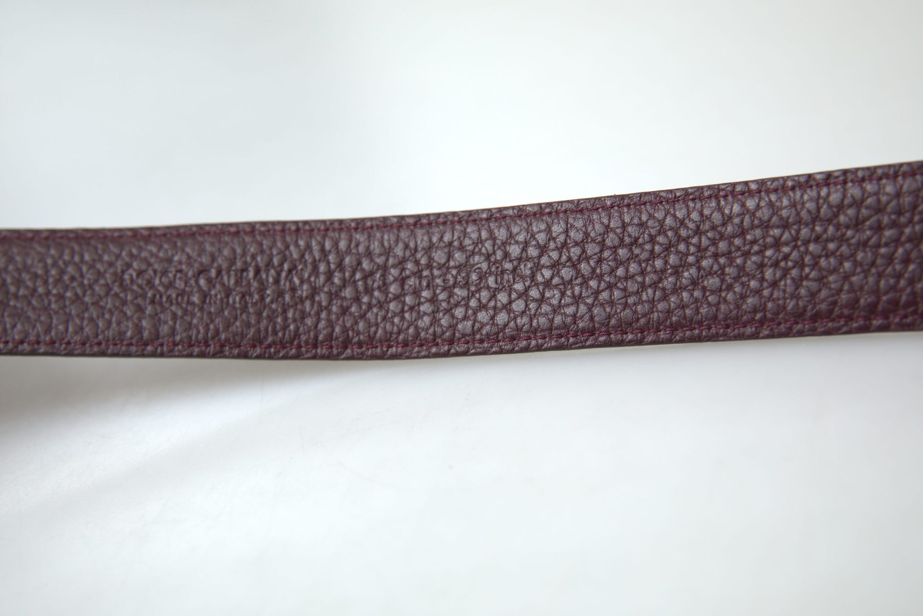 Dolce & Gabbana Brown Leather Metal Buckle Men Cintura Belt | Regal Royce