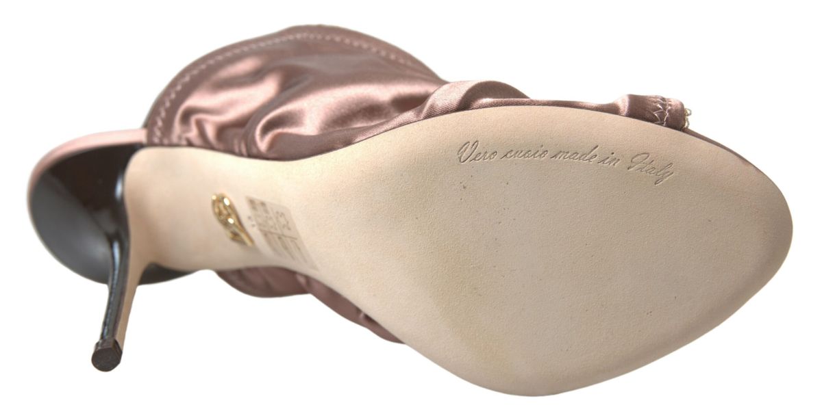 Dolce & Gabbana Light brown Slingback Corset Style Fastening stiletto heels | Regal Royce