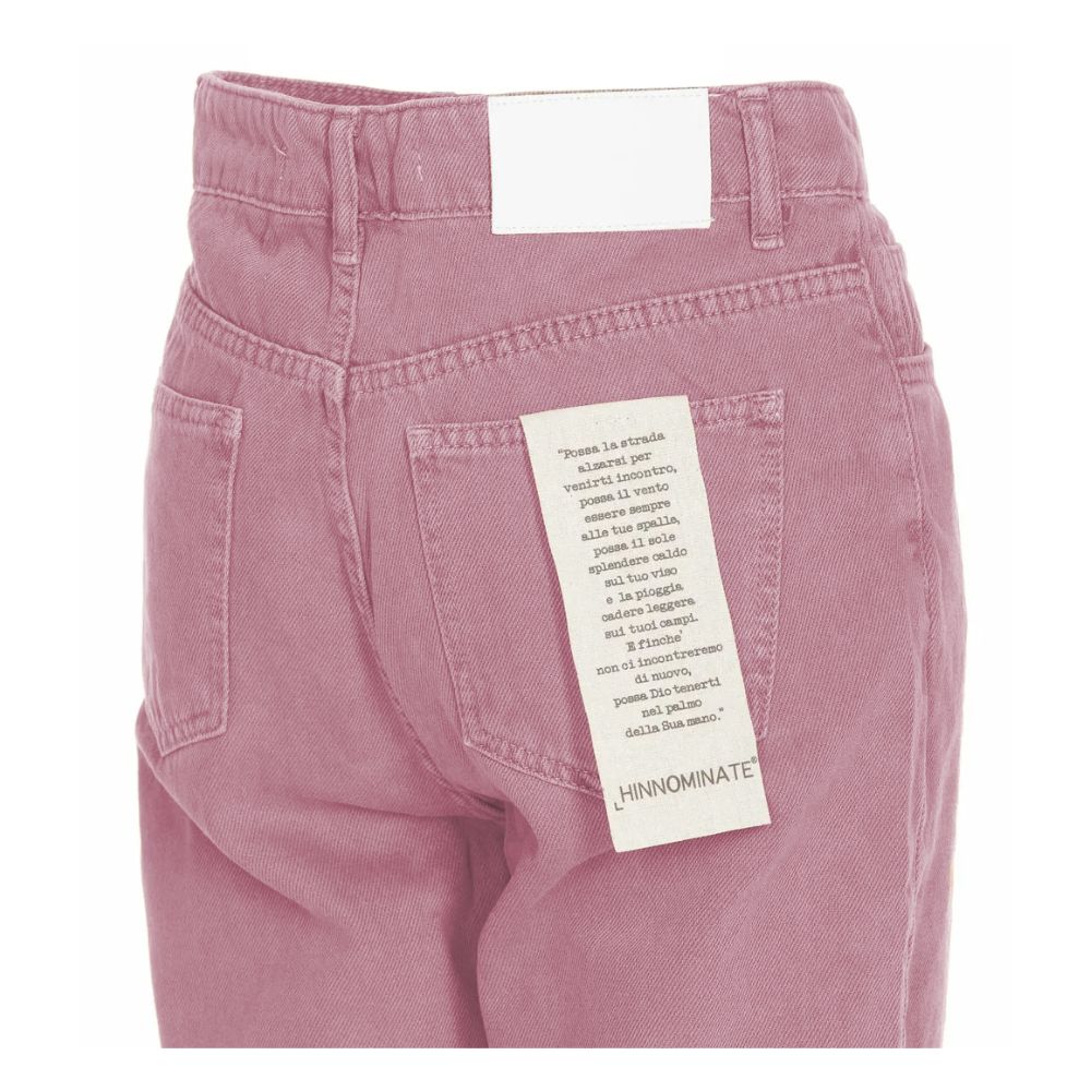 Hinnominate Pink Cotton Jeans & Pants | Regal Royce
