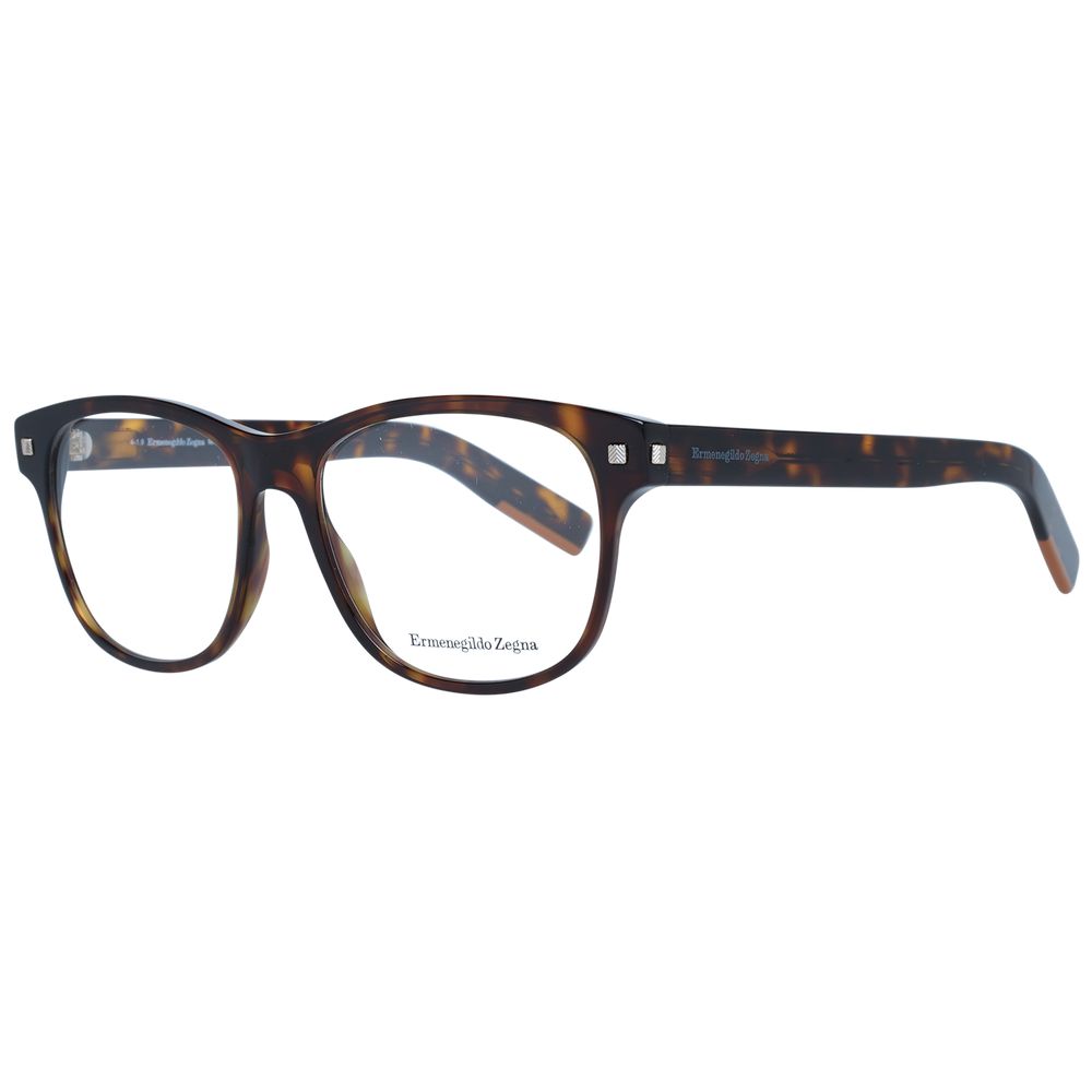 Ermenegildo Zegna Brown Plastic Glasses (Frames) | Regal Royce