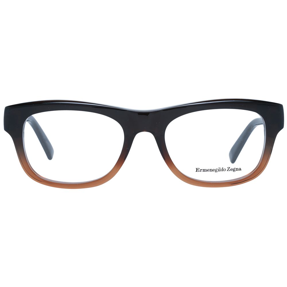 Ermenegildo Zegna Brown Plastic Glasses (Frames) | Regal Royce
