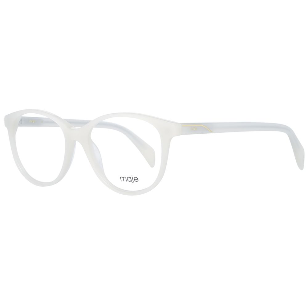 Maje Cream Plastic Glasses (Frames) | Regal Royce