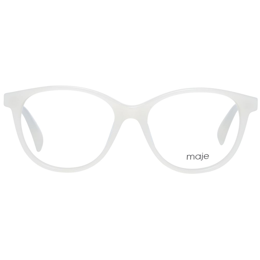 Maje Cream Plastic Glasses (Frames) | Regal Royce