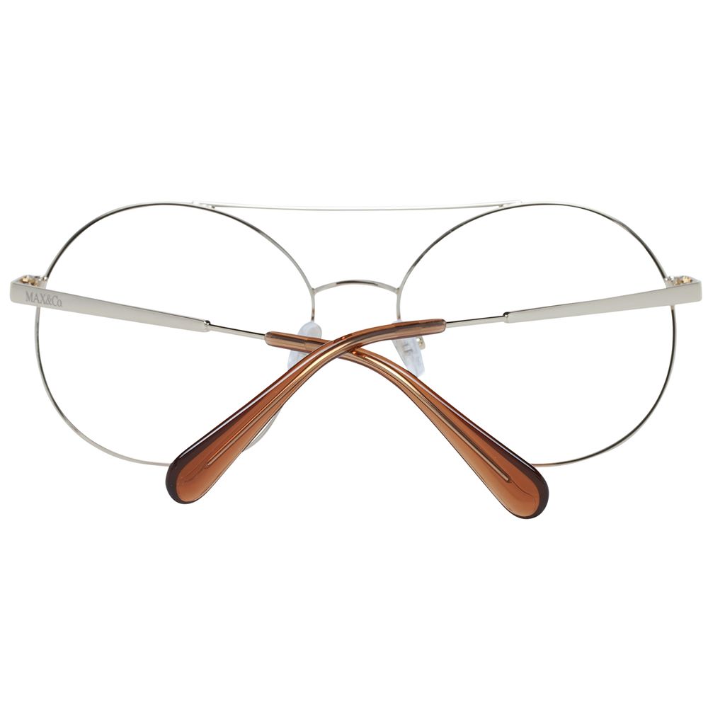 Max & Co Gold Metal Glasses (Frames) | Regal Royce
