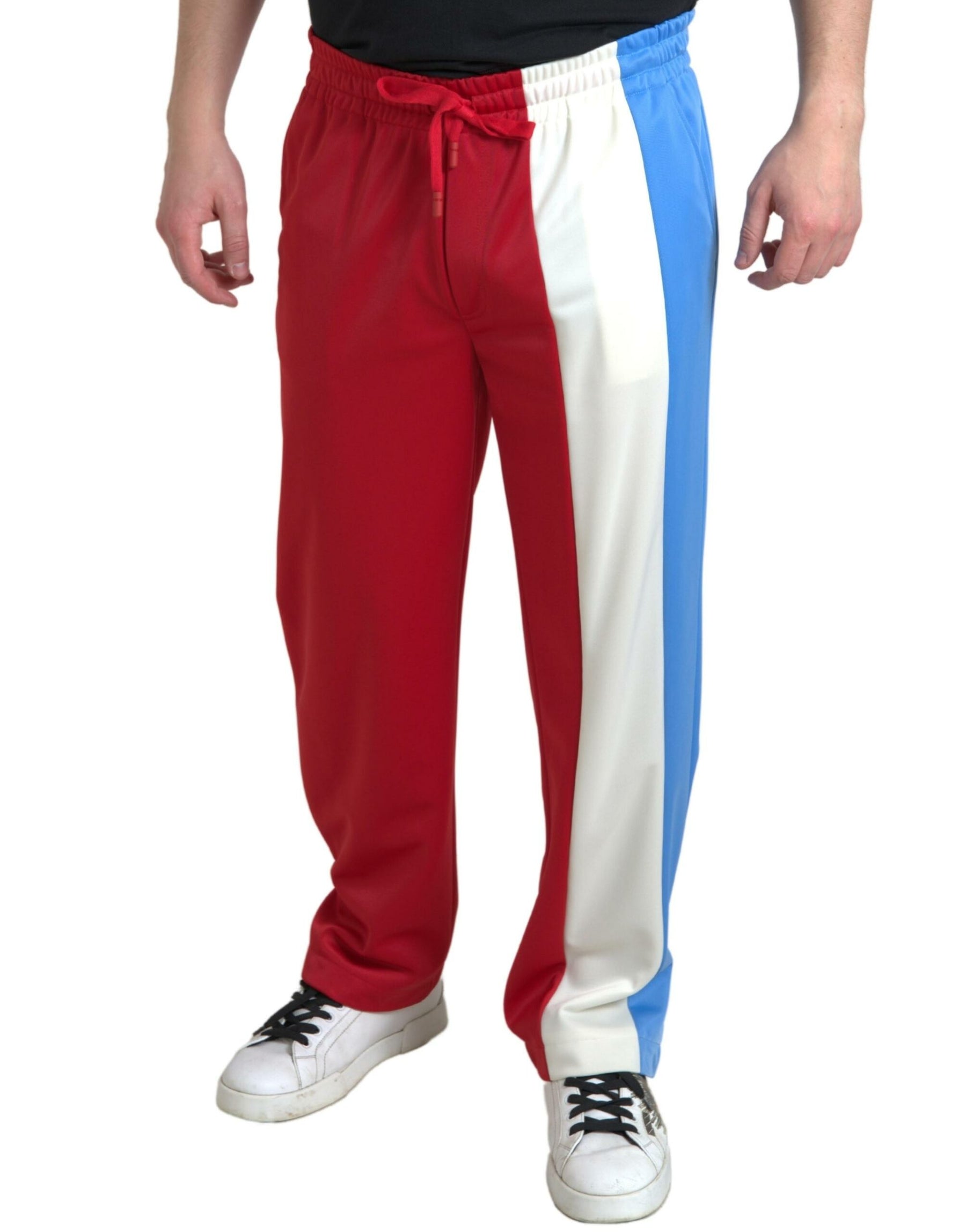 Dolce & Gabbana Multicolor Polyester Men Sweatpants Pants | Regal Royce