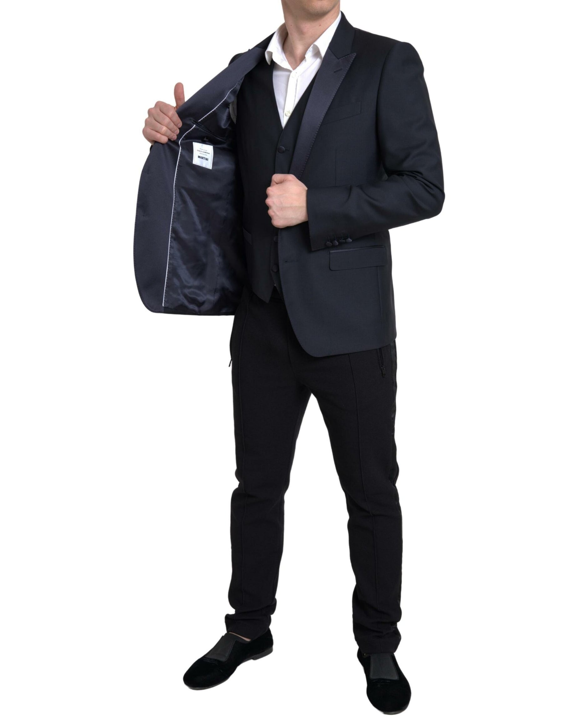 Dolce & Gabbana Blue 2 Piece Single Breasted MARTINI Suit | Regal Royce