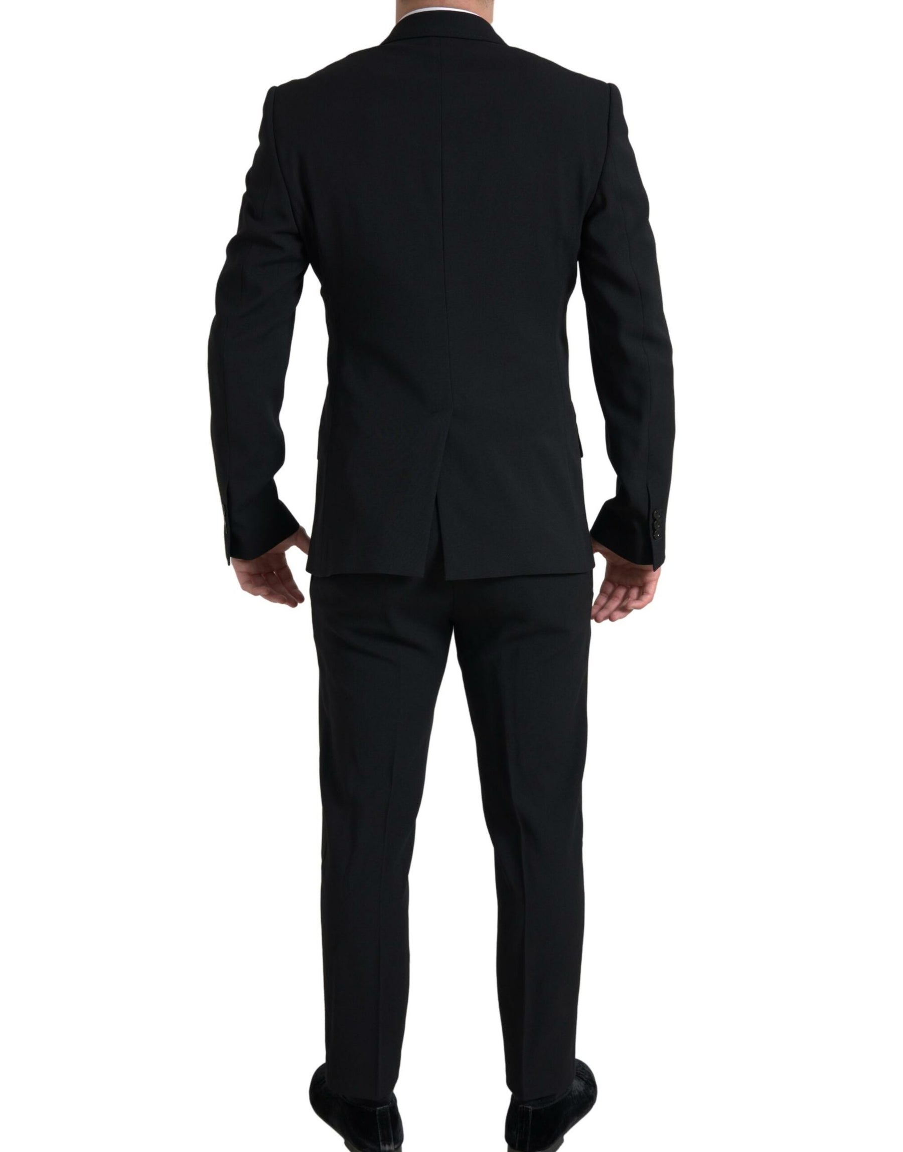 Dolce & Gabbana Black 2 Piece Double Breasted SICILIA Suit | Regal Royce