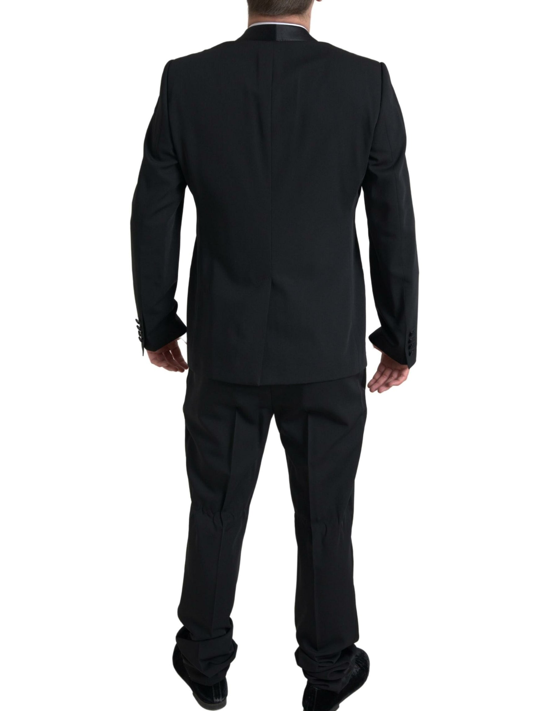 Dolce & Gabbana Black 2 Piece Single Breasted MARTINI Suit | Regal Royce