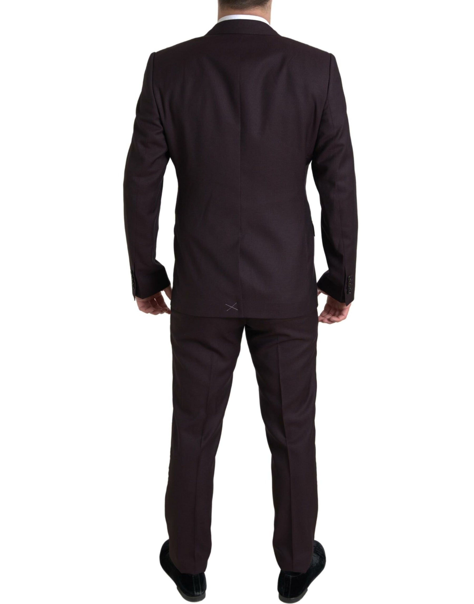 Dolce & Gabbana Maroon 2 Piece Single Breasted MARTINI Suit | Regal Royce