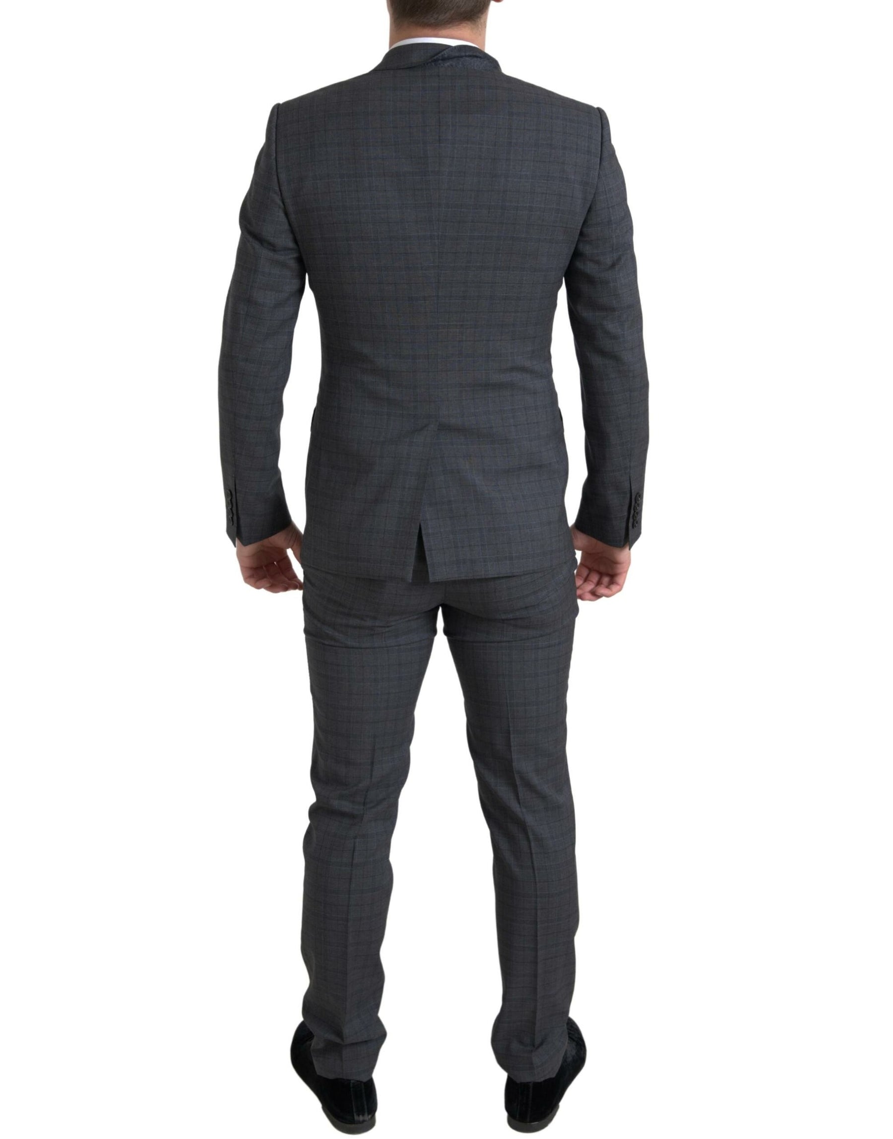 Dolce & Gabbana Gray 2 Piece Single Breasted MARTINI Suit | Regal Royce