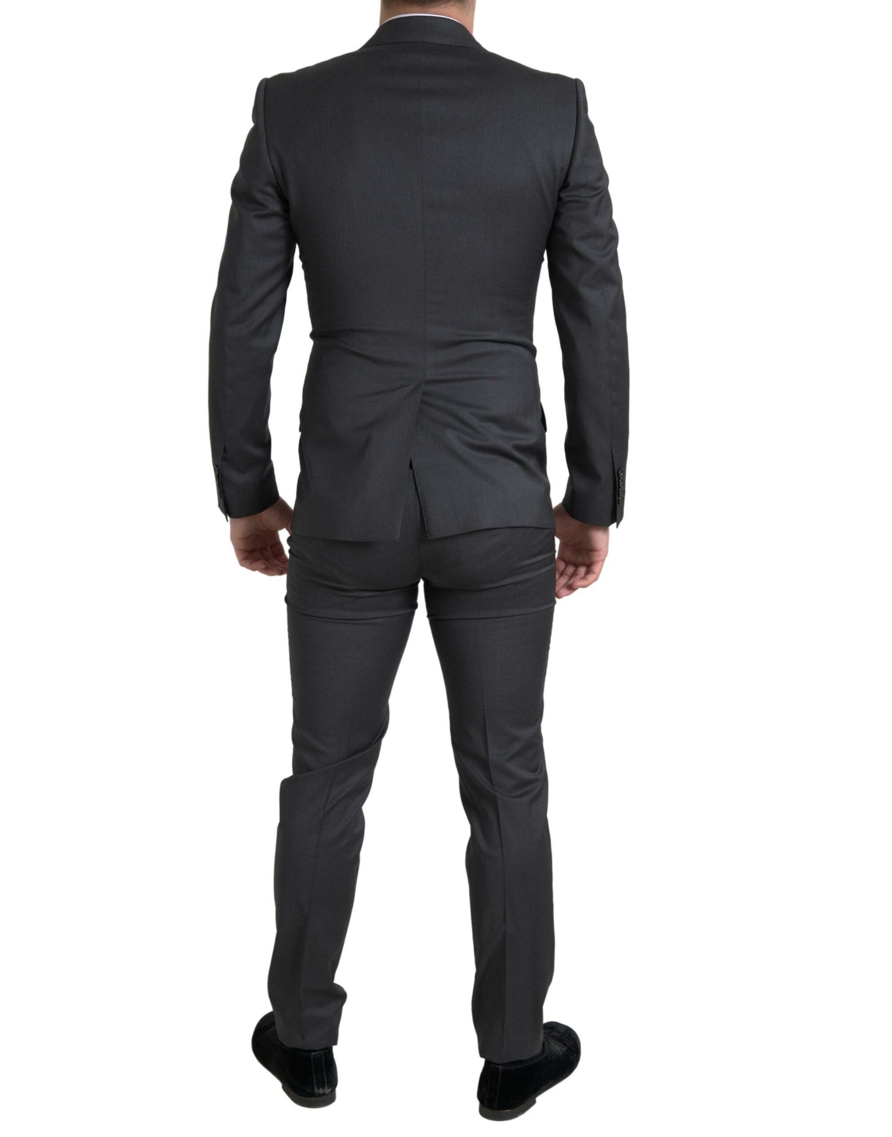 Dolce & Gabbana Gray 2 Piece Double Breasted SICILIA Suit | Regal Royce