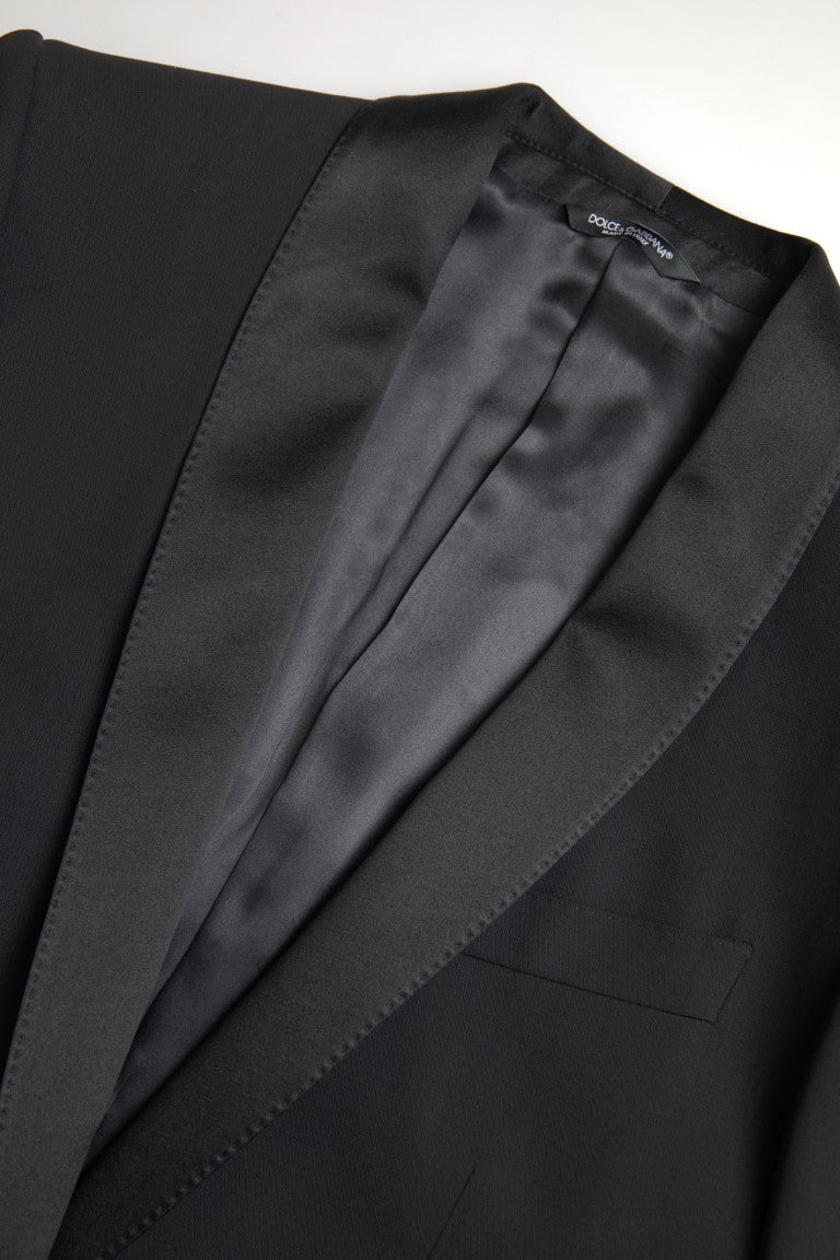 Dolce & Gabbana Black Wool Single Breasted MARTINI Blazer | Regal Royce