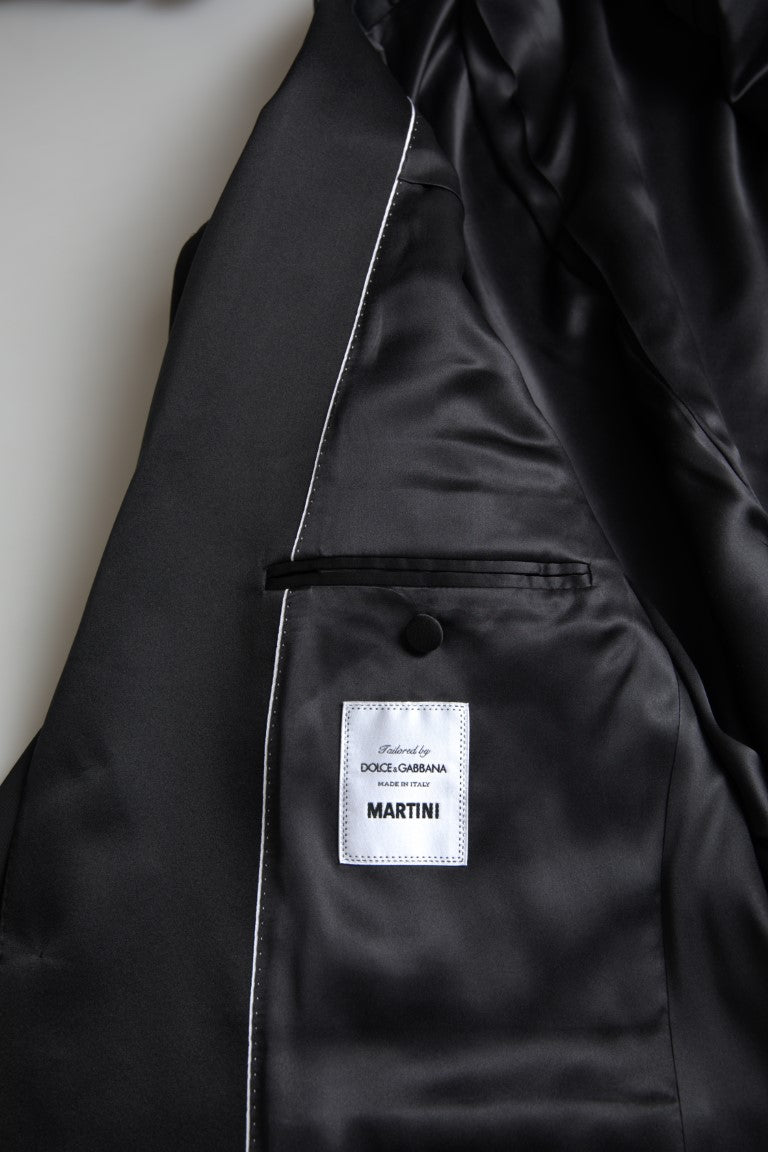 Dolce & Gabbana Black 2 Piece Single Breasted MARTINI Suit | Regal Royce