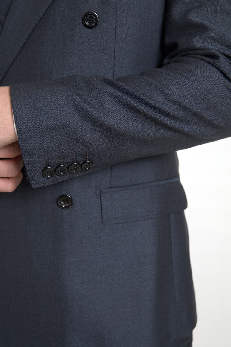 Dolce & Gabbana Blue 2 Piece Double Breasted MARTINI Suit | Regal Royce