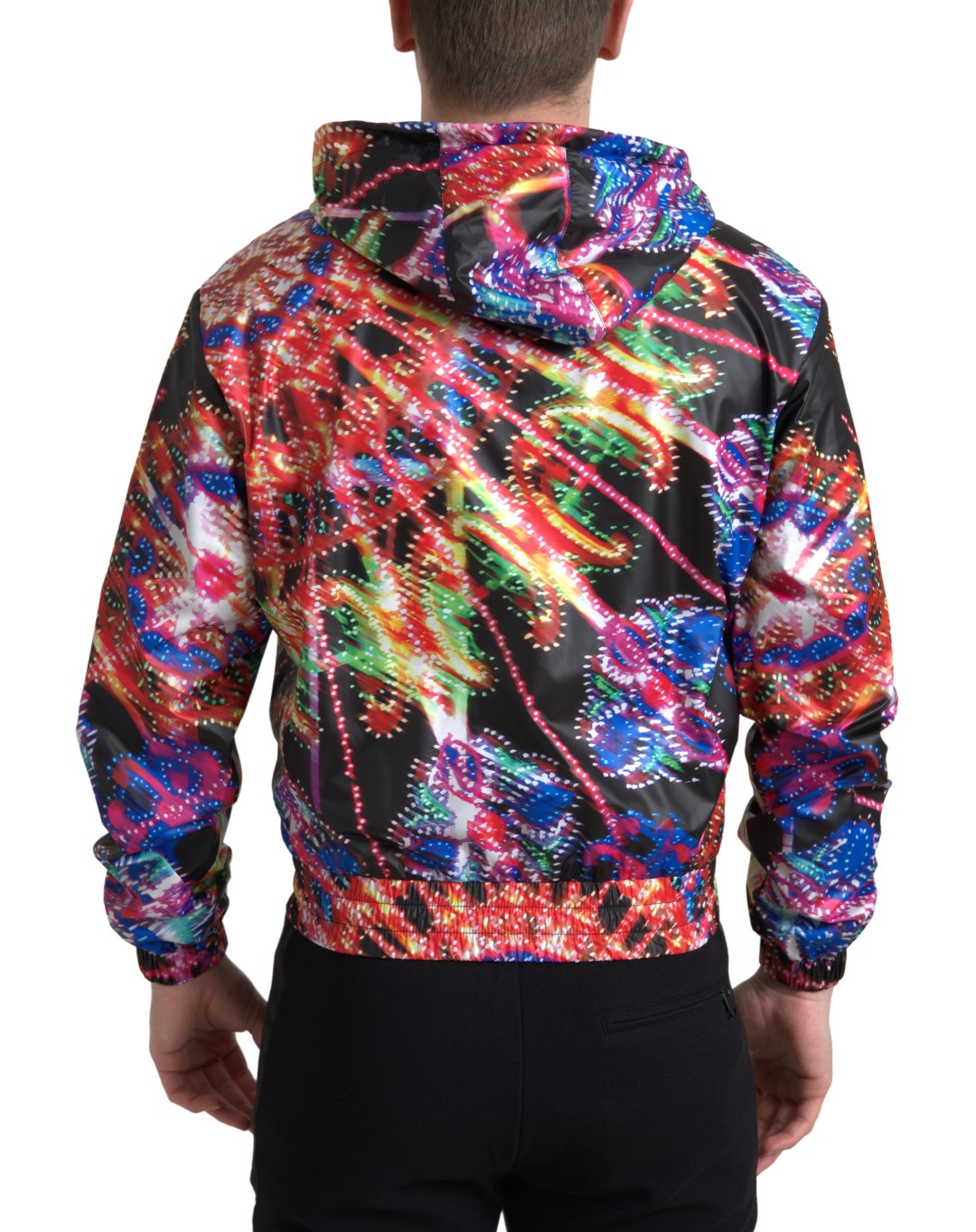 Dolce & Gabbana Multicolor Hooded Sweatshirt Sweater | Regal Royce