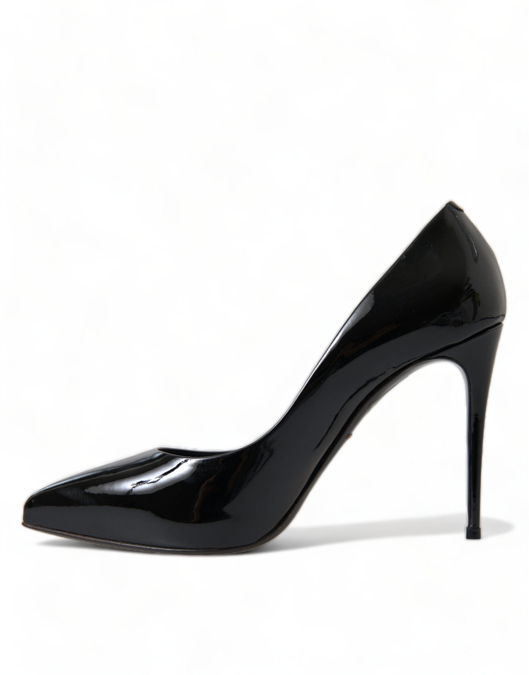 Dolce & Gabbana Black Patent Leather Pumps Heels Shoes | Regal Royce