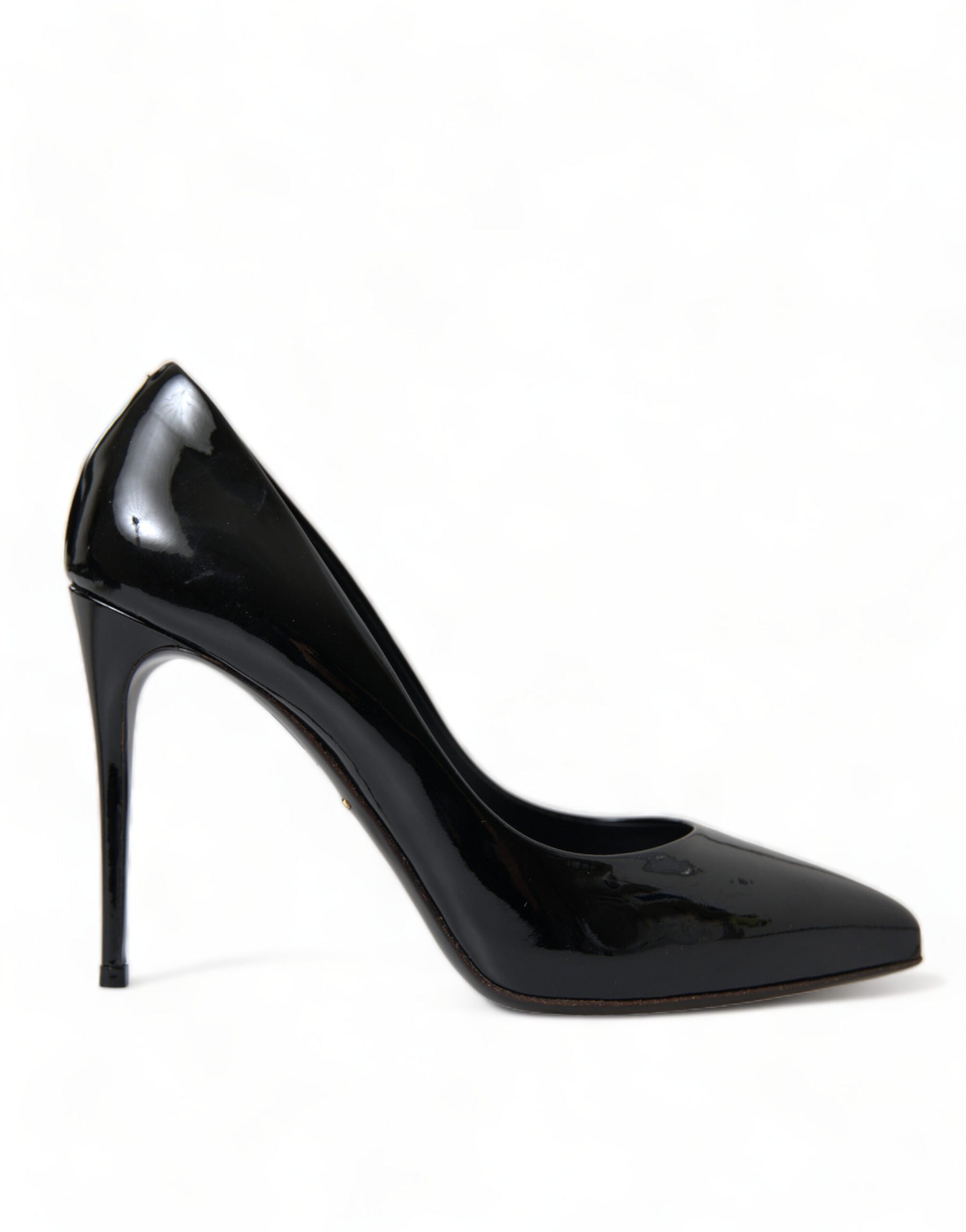 Dolce & Gabbana Black Patent Leather Pumps Heels Shoes | Regal Royce